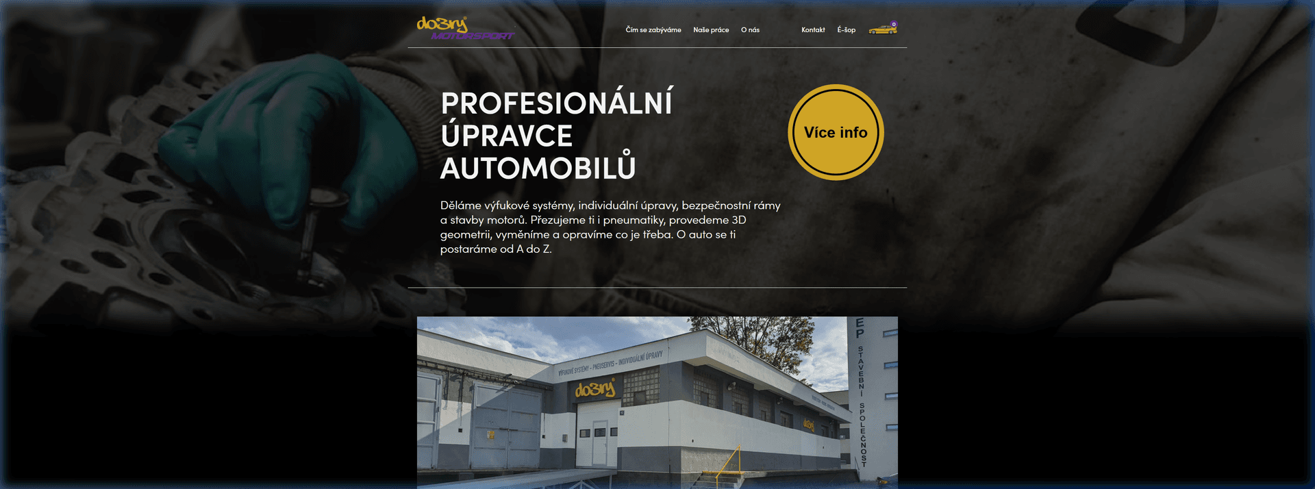 Starý web do3ry — homepage