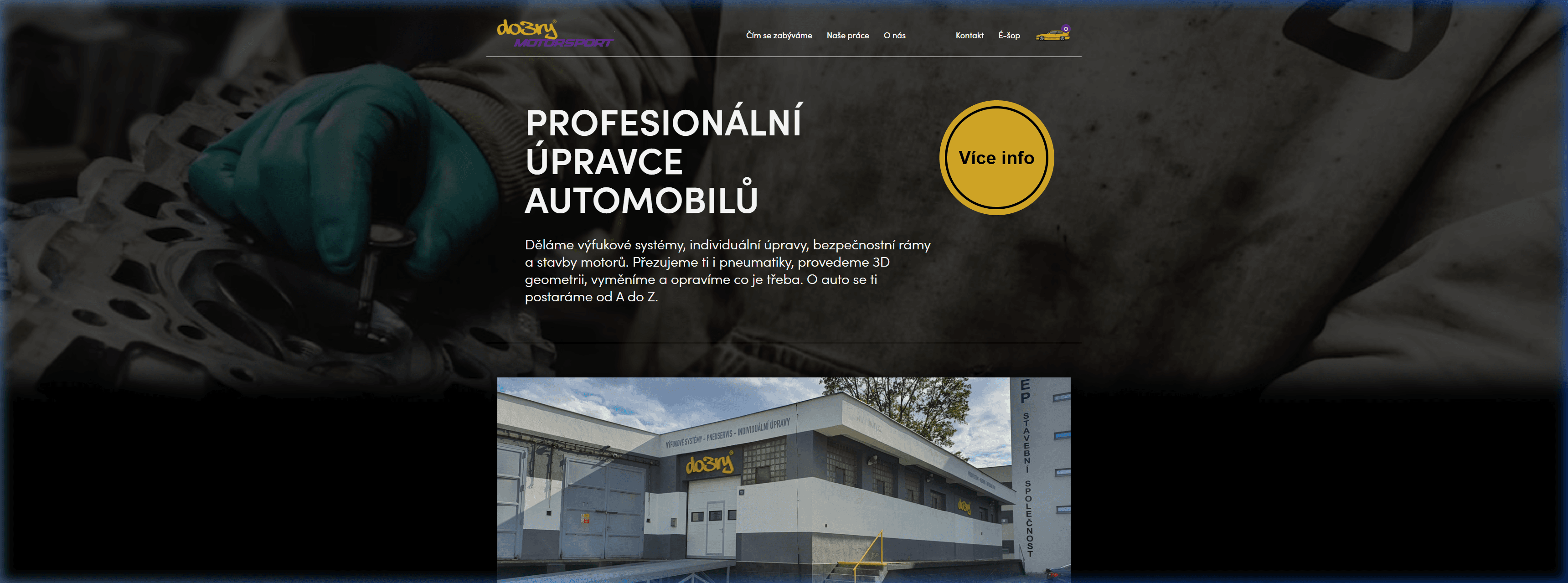 Starý web do3ry — homepage